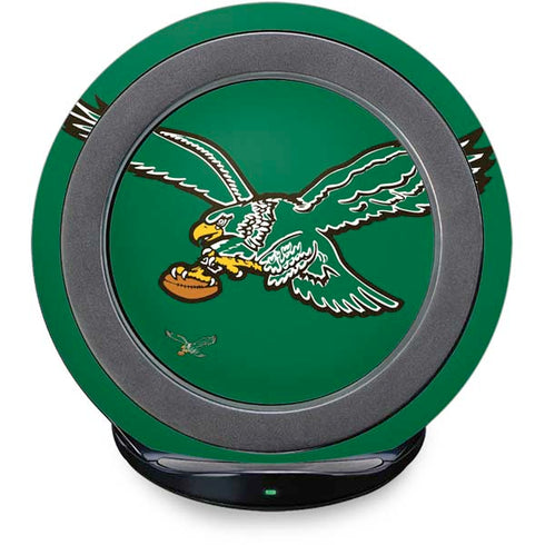 NFL Philadelphia Eagles Retro Logo Fast Charge Wireless Charging Stand Skin